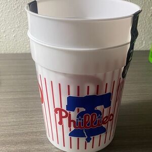 Philadelphia Phillies Striped Plastic Cups